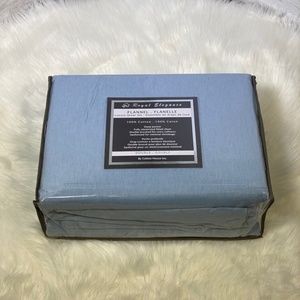 ⭐️FINAL RUN⭐️Full 4pc Sky Blue Flannel Bedsheets